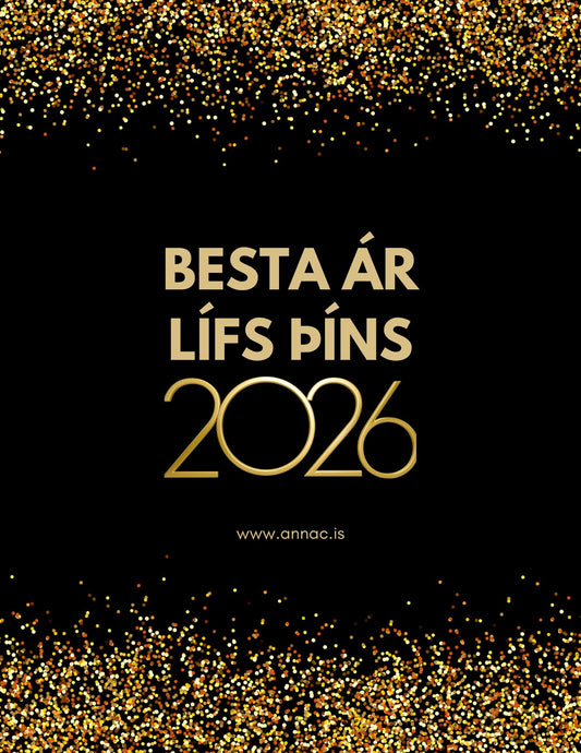 Besta ár lífs míns bók ,dáleiðsla og vision board